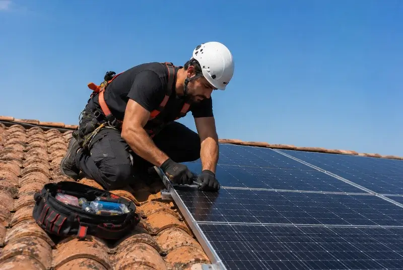Maintenance et monitoring de panneaux solaires à la Noë-Blanche